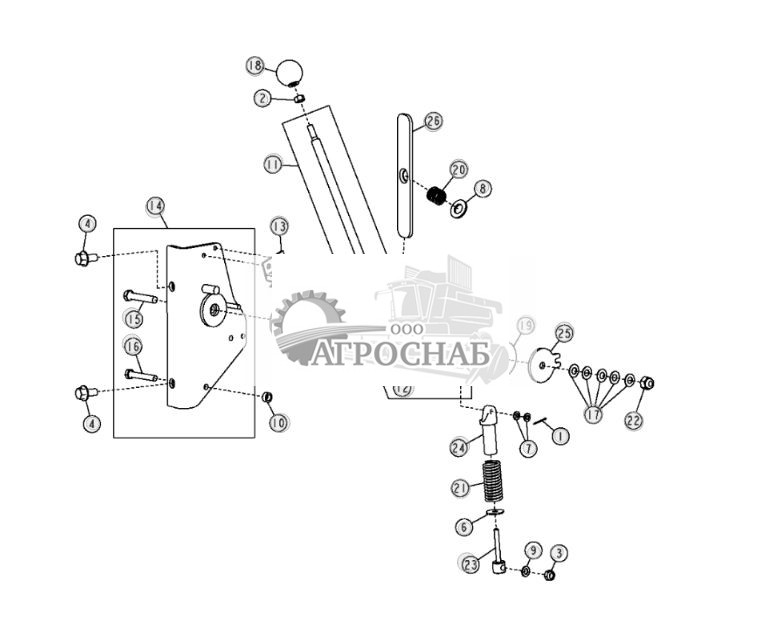 Блокировка стоян. торм. - ST26340 161.jpg
